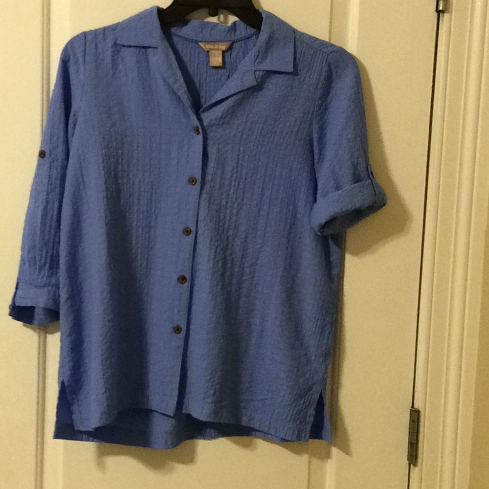 White Stag blue shirt